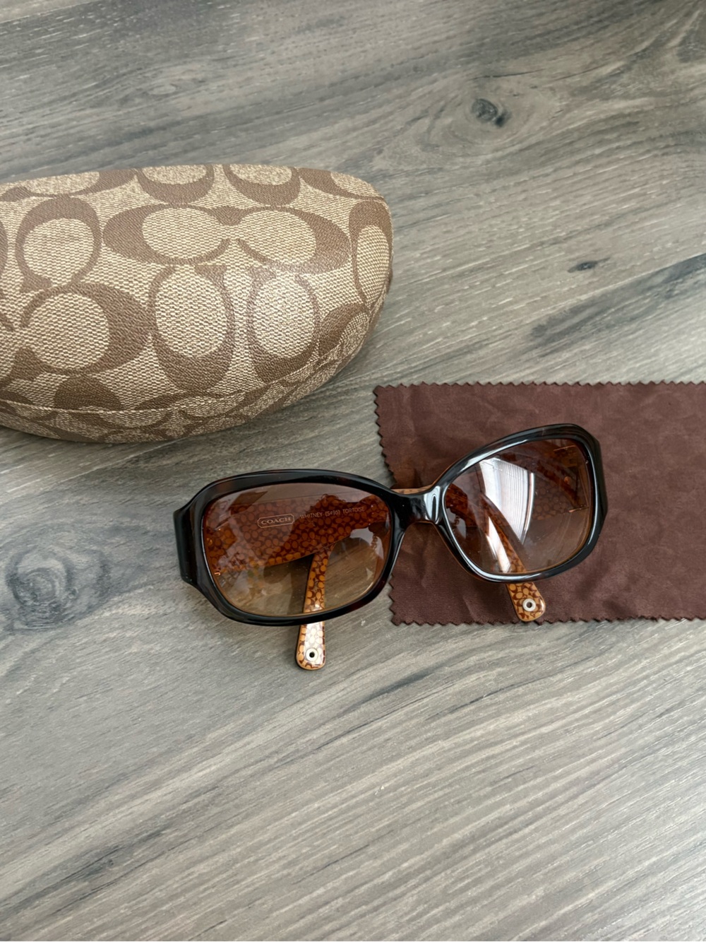 Vintage Coach Tortoiseshell Sunglasses